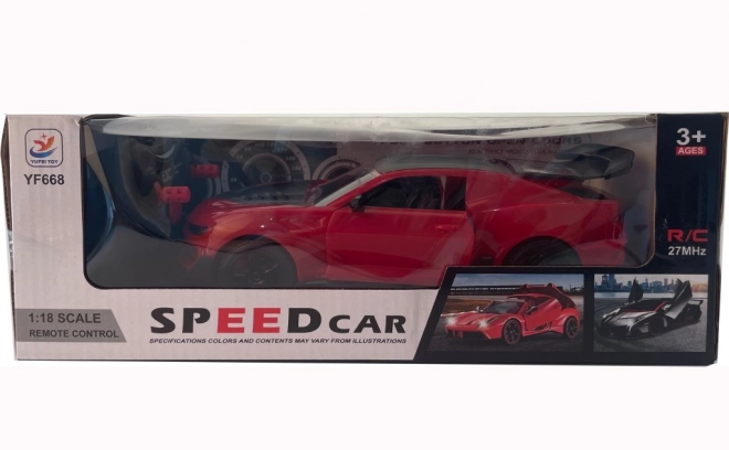 RC sportovní auto v měřítku 1:18