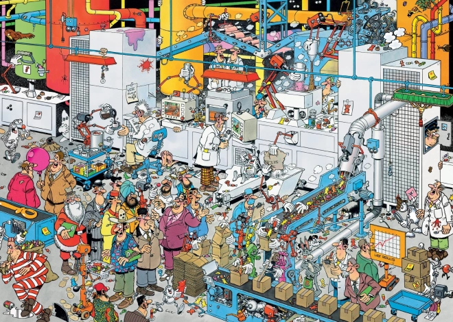 Puzzle Továrna na sladkosti od Jana van Haasterena 500 dílků