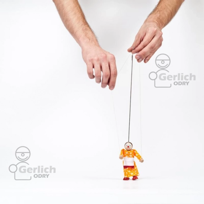 Dřevěná loutka Maminka