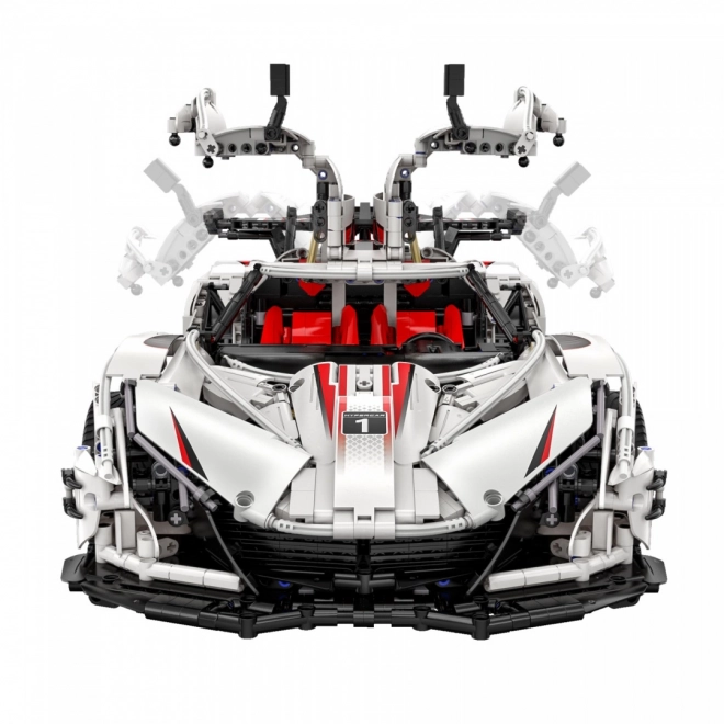 CaDA technická stavebnice 4449 ks - Dálkově ovládaný sportovní vůz V12 Hypercar Master