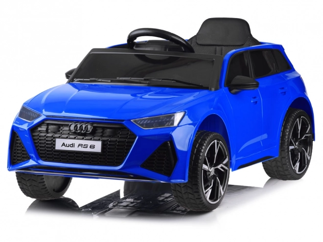 Elektrické autíčko Audi RS 6 pro děti – Modrá