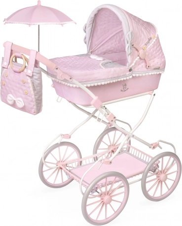 Skládací kočárek pro panenky s taškou a doplňky Sophie 81 cm