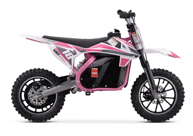 Dětská elektro motorka TRAIL KING růžová