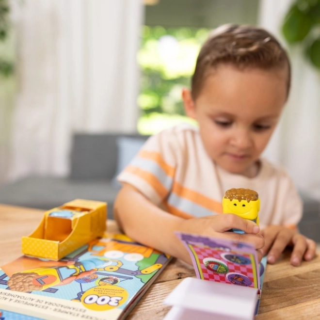 Sticker WOW! Samolepková sada s razítkem Buldozer