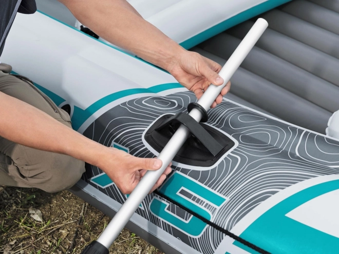 Bestway nafukovací ponton pro 5 osob 364 x 166 cm 65159 Modrá barva