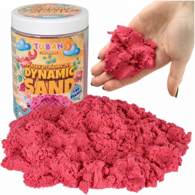 Růžový dynamický písek 1 kg