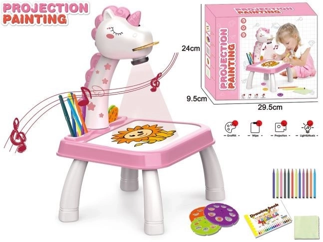 Stůl s projektorem Unicorn pro kreslení