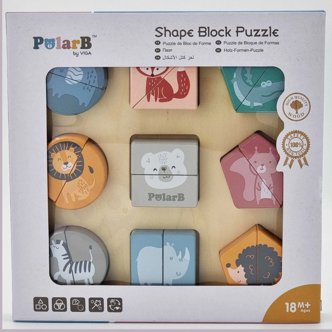 Tvarové puzzle PolarB
