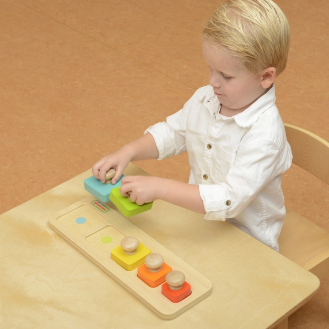 Masterkidz montessori skládačka učení velikostí a barev