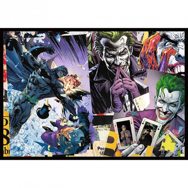 Puzzle 4x250 dílků Batman v akci