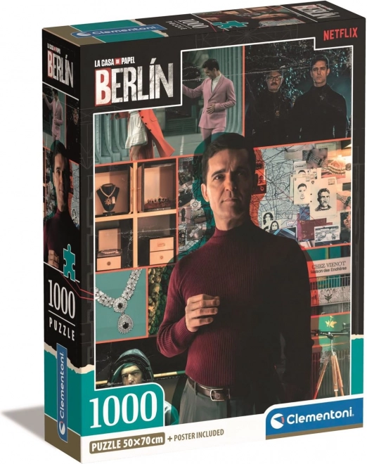 CLEMENTONI Puzzle La Casa de Papel Berlín: Mám plán 1000 dílků
