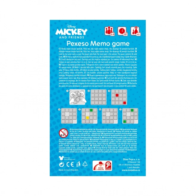 MICKEY A KAMARÁDI Pexeso