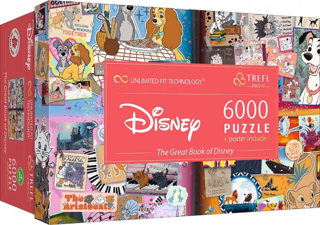 Velká kniha Disney puzzle 6000 dílků