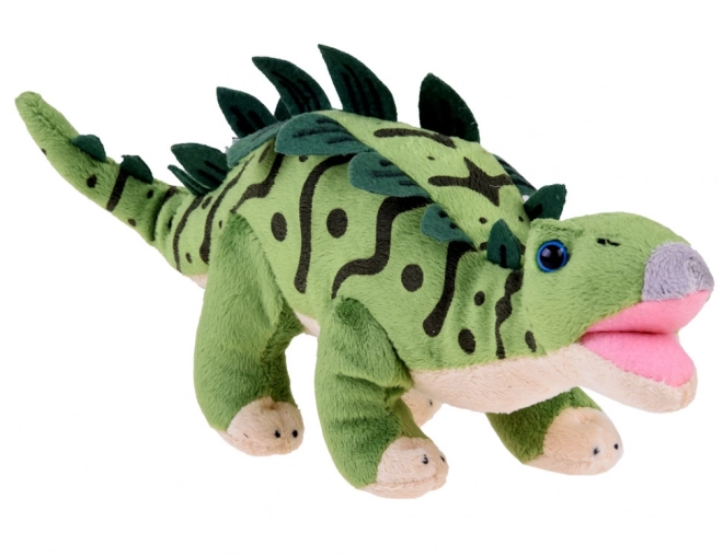Plyšový dinosaurus stegosaurus zelený 30cm