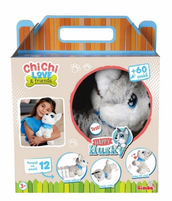 Interaktivní plyšový pes Happy Husky