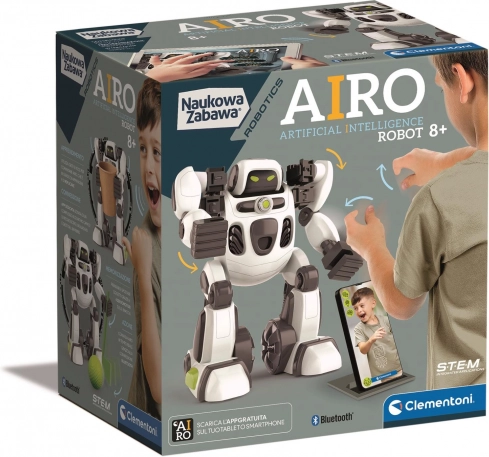 robot airo – interaktivní vzdělávací stavebnice s umělou inteligencí od clementoni