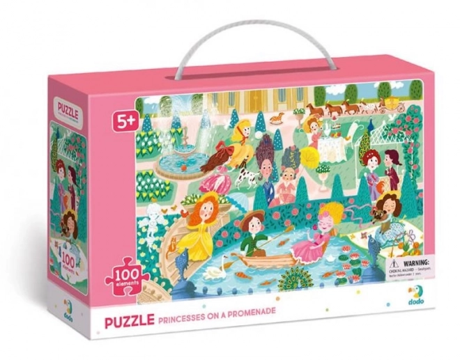 Puzzle Princezny na promenádě - 100 dílků
