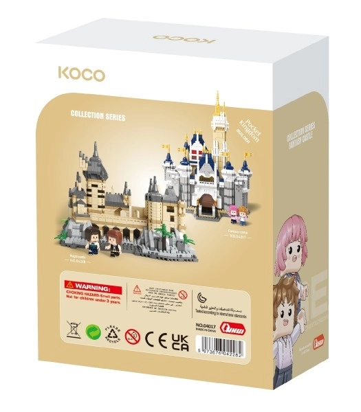 Stavebnice KOCO Magický hrad plastový model