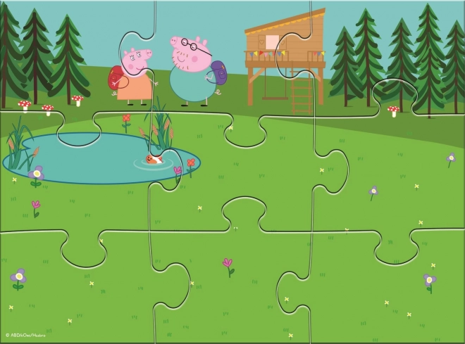 Magnetické puzzle Peppino hřiště, Prasátko Peppa