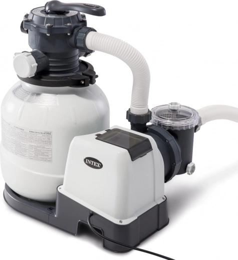 6cestný ventil a manometr pro snadnou údržbu