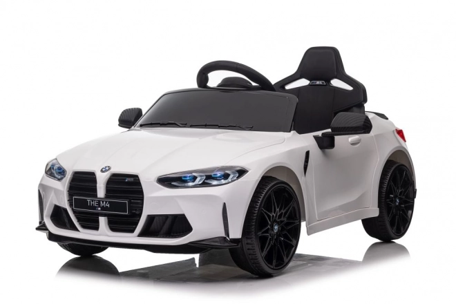 Elektrické auto BMW M4 bílé
