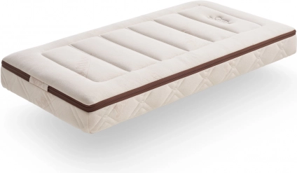 dětská matrace z přírodního latexu a kokosu 120 × 60 × 12 cm