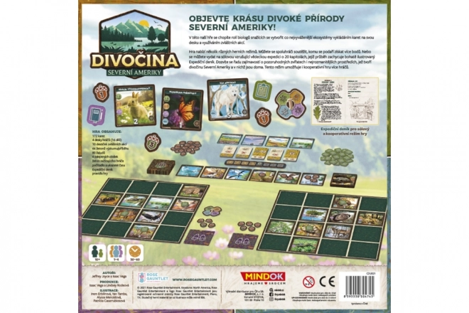 Divočina Severní Ameriky: Dobrodružná desková hra