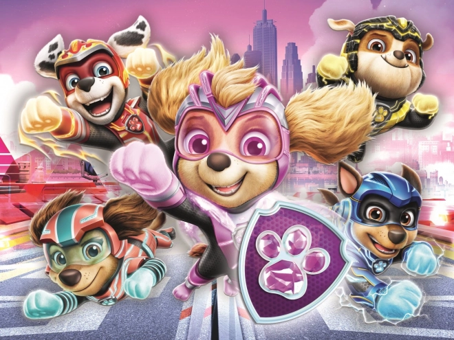 Puzzle Hrdinové města Tlapková patrola/Paw Patrol 27x20cm 30 dílků v krabičce 21x14x4cm