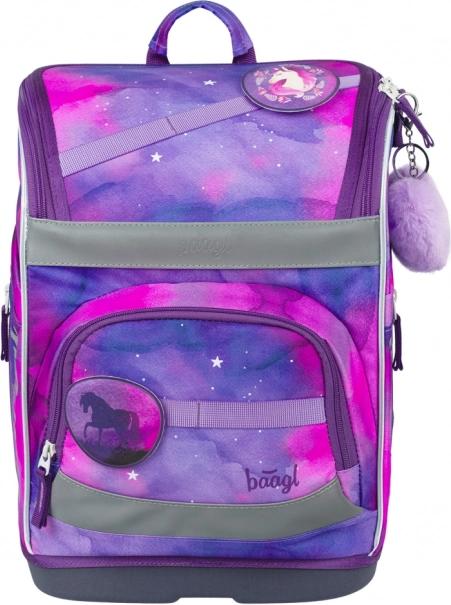 BAAGL školní set Zippy plus Kůň - aktovka, penál, sáček