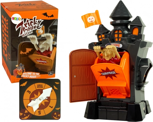 Podlý strašidelný zámek s čarodějnicí – halloweenská hra s překvapením