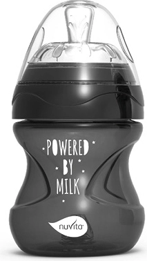 Kojenecká láhev NUVITA Cool 150 ml, černá