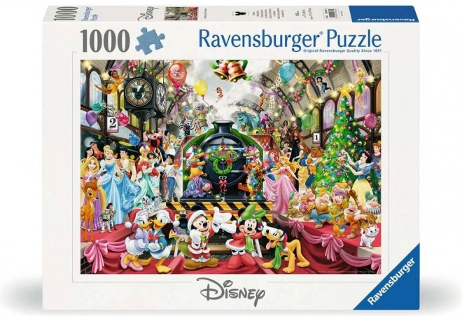 RAVENSBURGER Puzzle Disney Vánoce: Všichni na palubě 1000 dílků