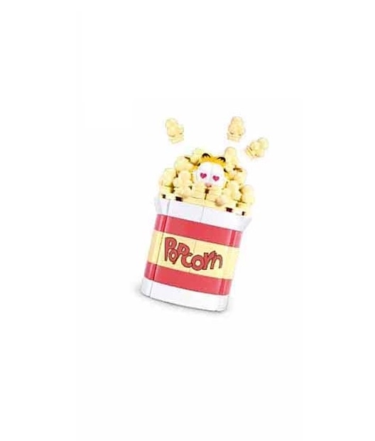 Sluban stavebnice Garfield v popcornu