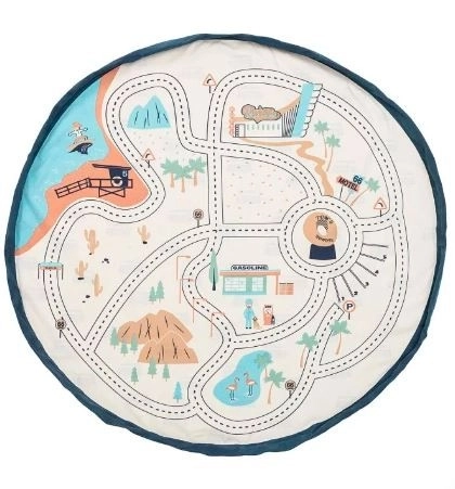 Hrací podložka a vak na hračky Play&Go s motivem L.A. Roadmap