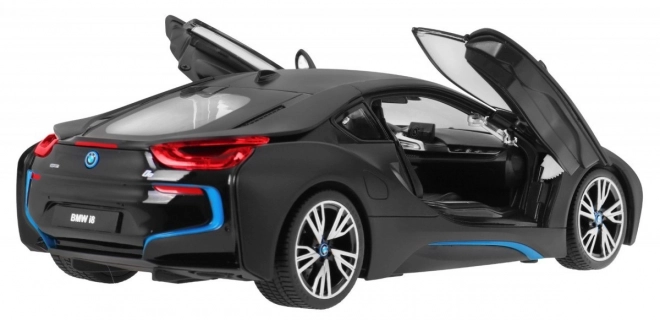 BMW i8 černé RASTAR 1:14 auto na dálkové ovládání + 2,4 GHz dálkové ovládání
