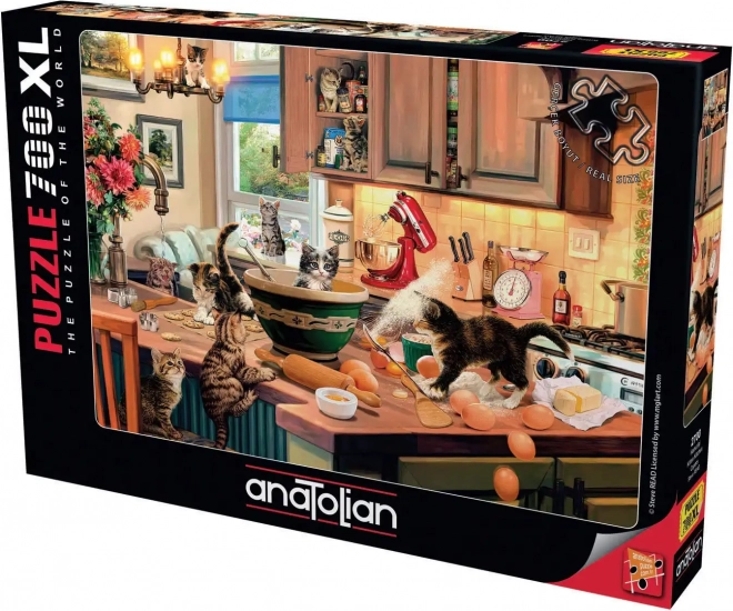 ANATOLIAN Puzzle Kočky v kuchyni XL 700 dílků
