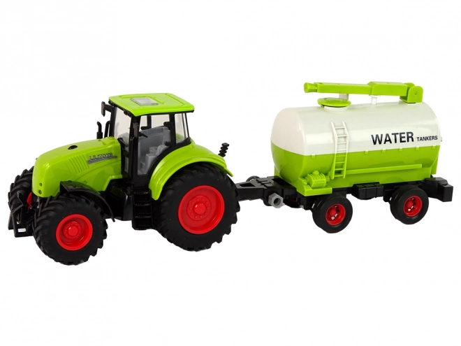 Traktor s přívěsem Velká kola Zelená farma