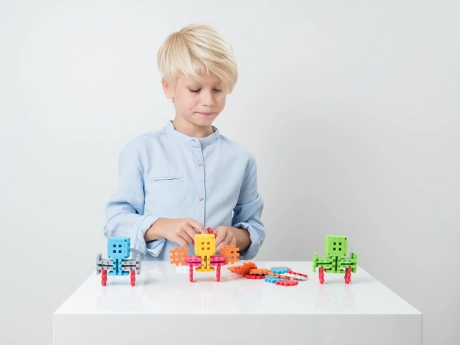 Stavebnice Marioinex Mini Waffle Pastel 300 kusů