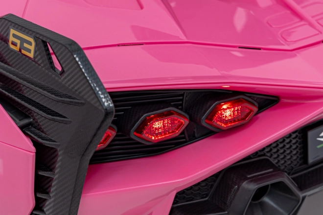 Lamborghini SIAN dětské auto na baterii s ovladačem – Růžové