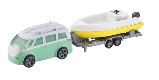 Teamsterz karavan s přívěsem a lodí