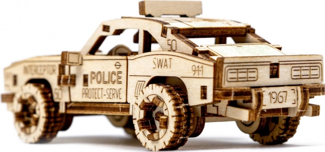 3D dřevěné puzzle - Policejní auto