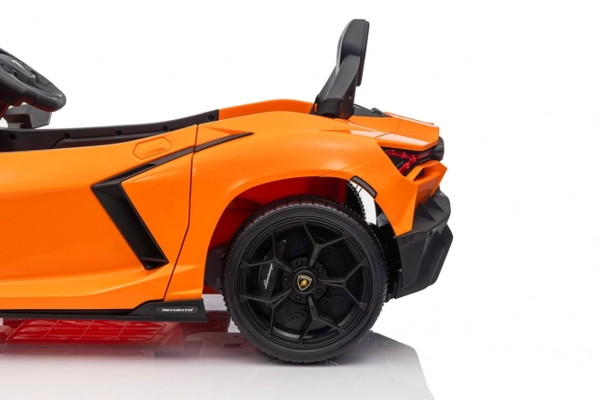 Dětské elektrické auto Lamborghini Revuelto oranžové
