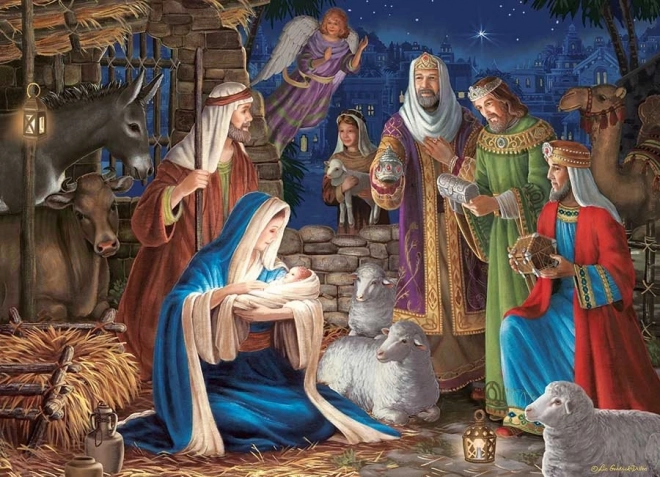 Kreativní puzzle Zázrak v Betlémě 1000 dílků