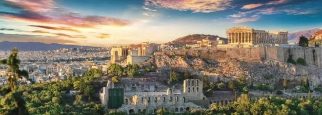 Puzzle panorama 500 dílků – Akropolis, Athény