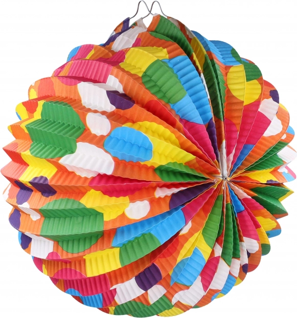 Papírový lampion koule 25 cm