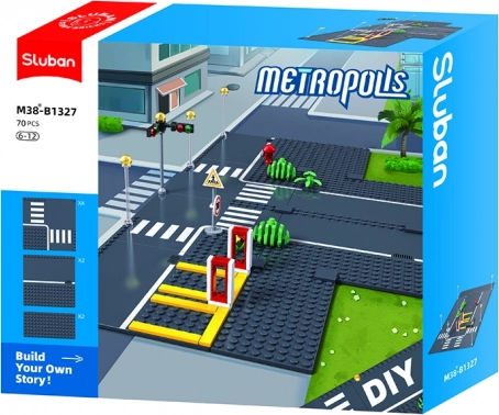 Sluban Metropolis základní stavebnice silnice