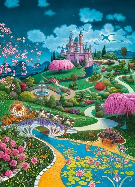 Puzzle Popelčin zámek 100 dílků
