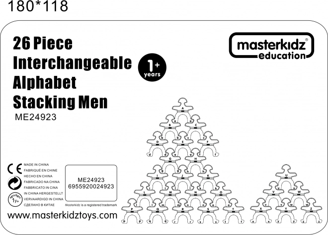 Balancující dřevění panáčci Masterkidz