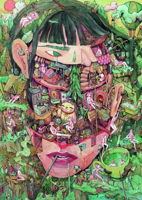 HEYE Puzzle Domov myšlenek 1000 dílků