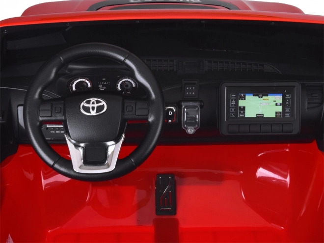 Terénní auto na akumulátor Toyota Hilux pro dvě osoby – Červená